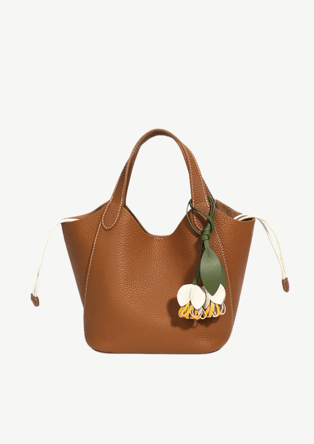 Bloom Charm Mini Bucket Tote Bag
