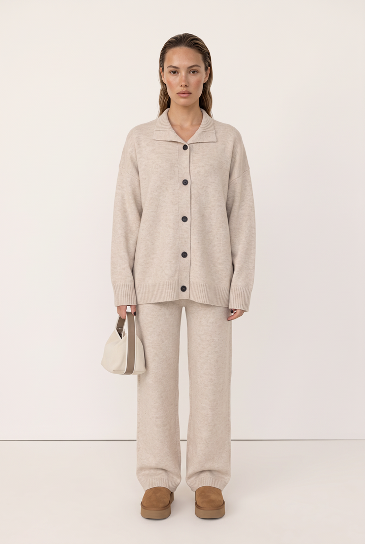 Livia Button Knit Set