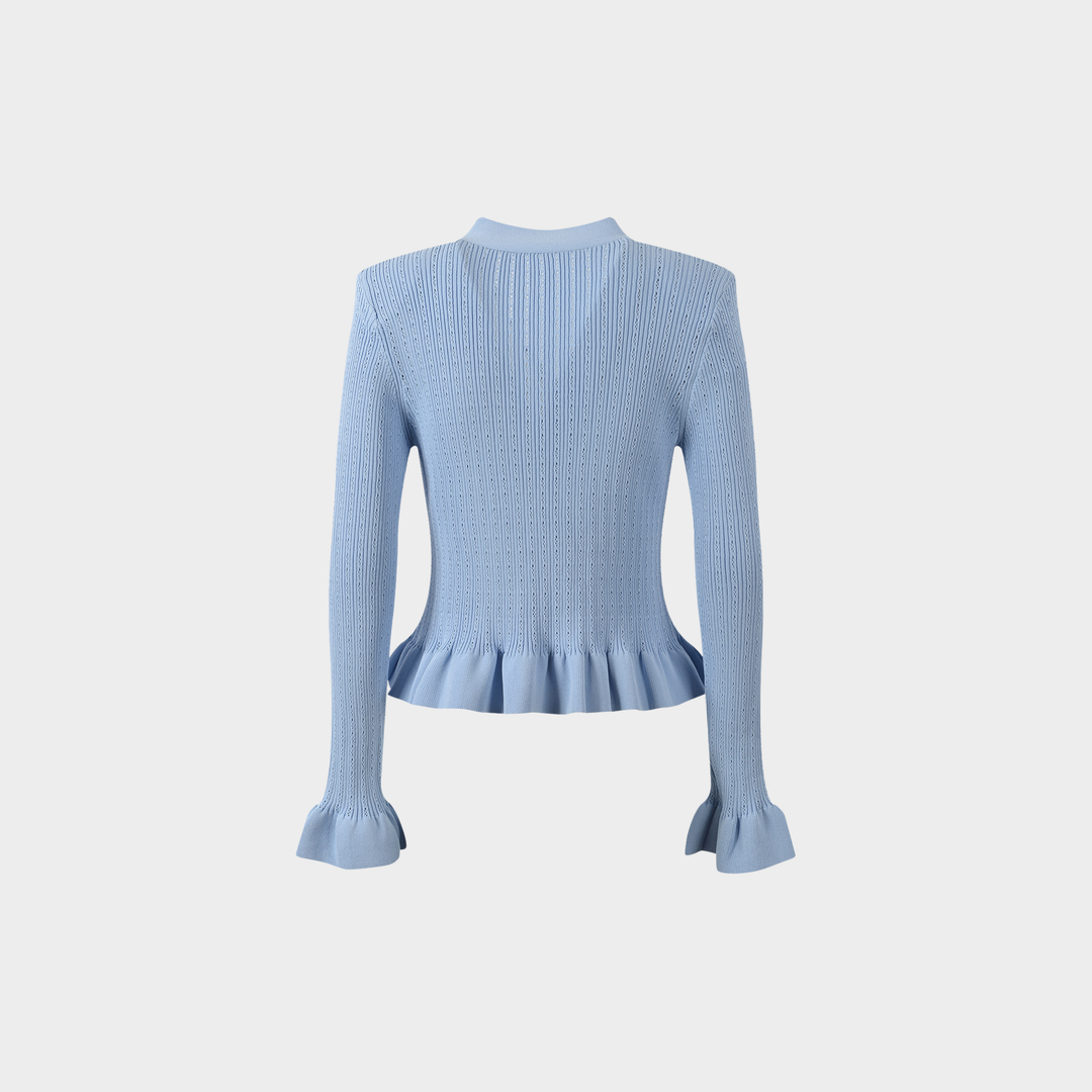 Ivory Charm Ruffle Top