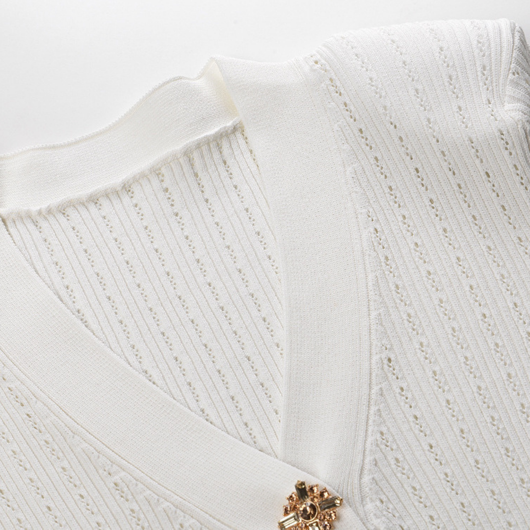 Ivory Charm Ruffle Top