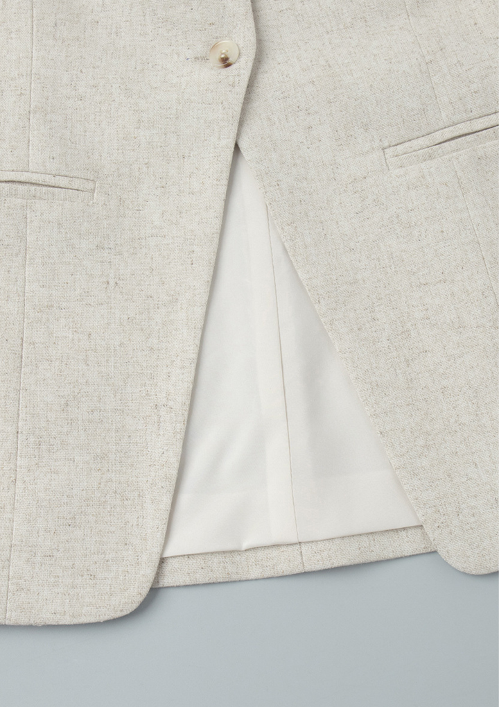 Natural Muse Linen Maxi Set