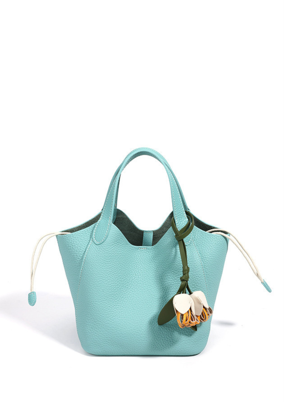 Bloom Charm Mini Bucket Tote Bag