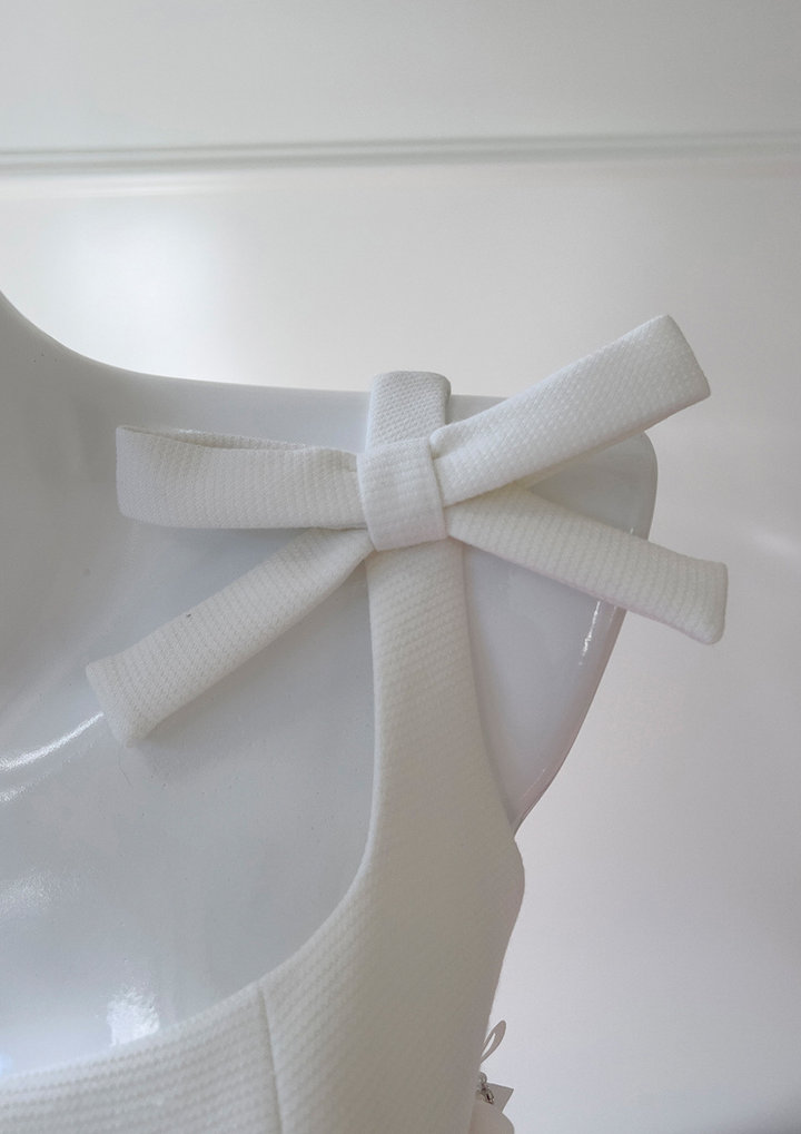 Ivory Bow Embellished Mini Set