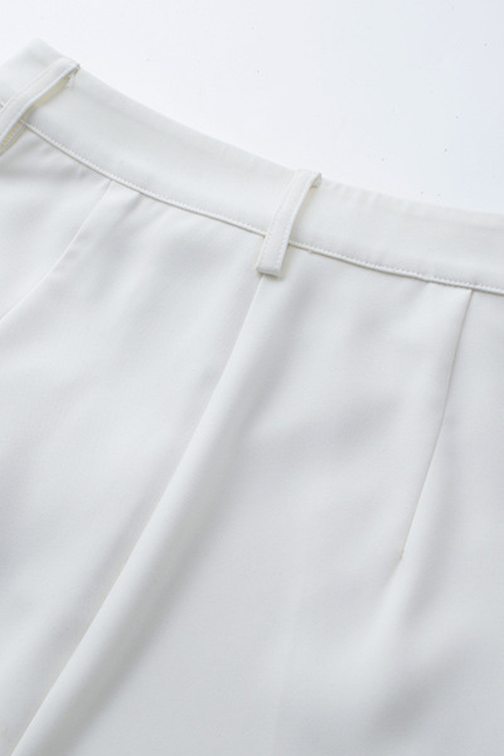 Satin Luxe Hour Feather Suit Set