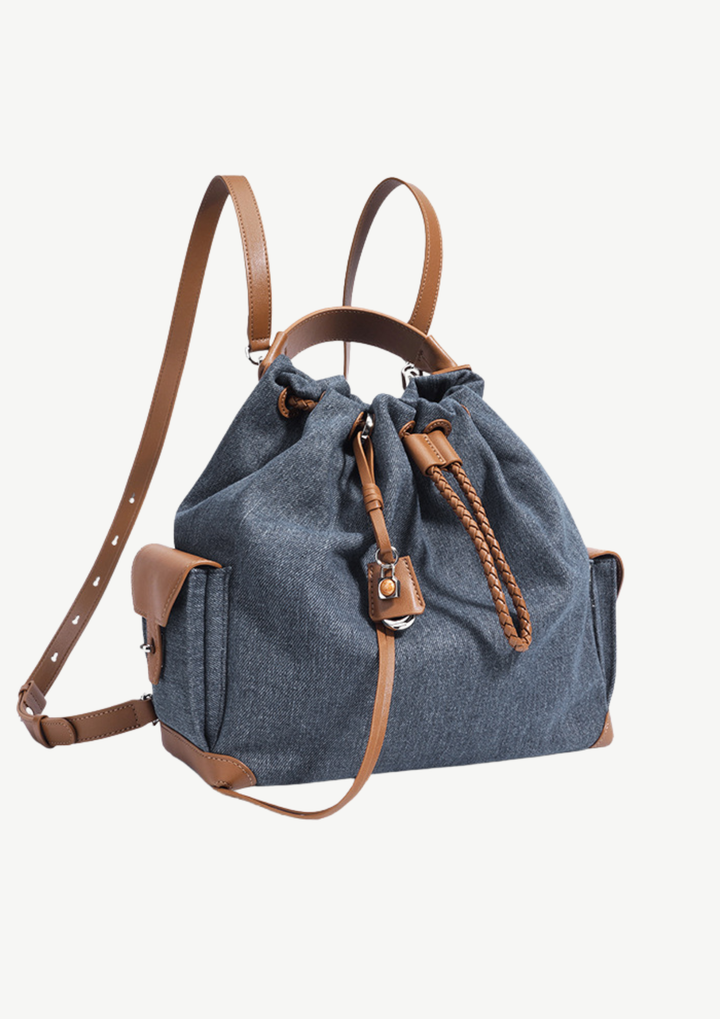 Canvas Drawstring Backpack