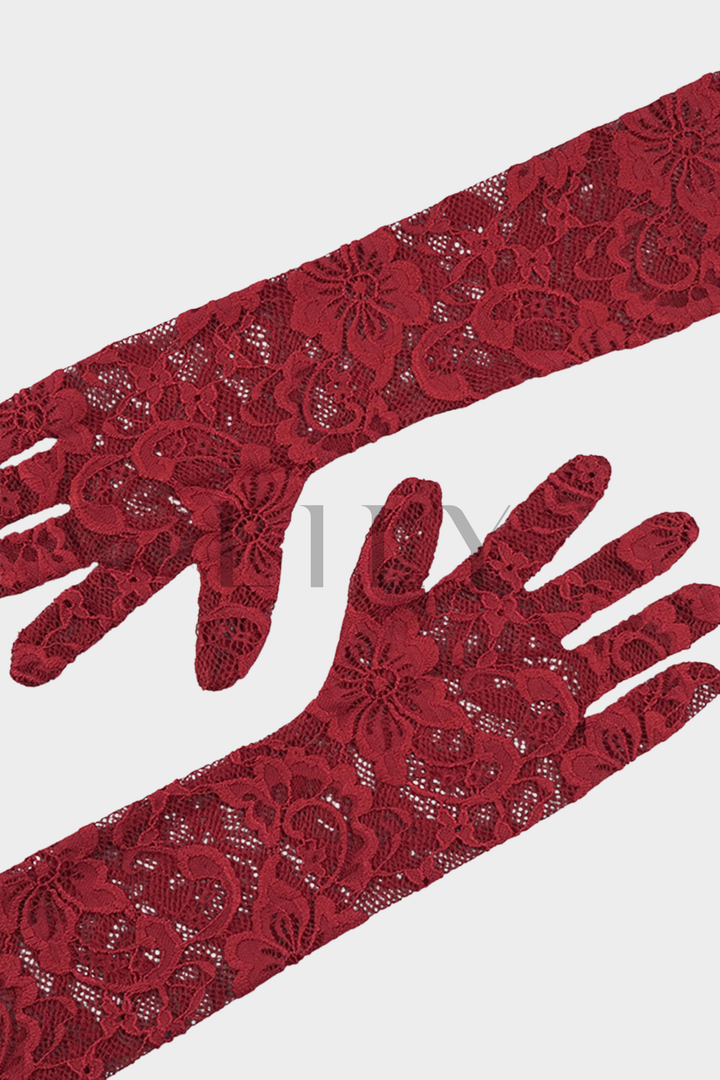 Scarlet Fishtail Elegance Lace Halter Maxi Dress