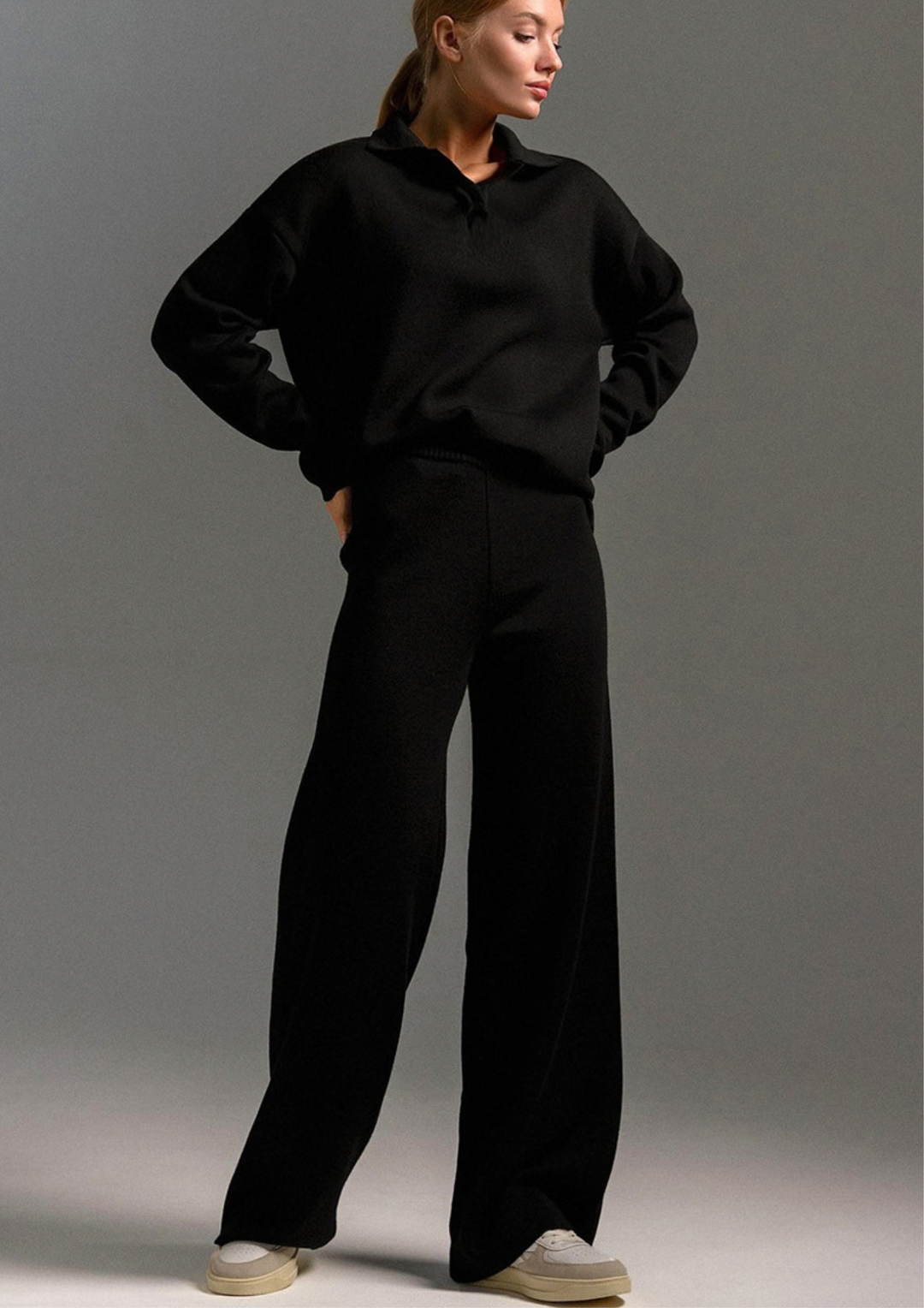 Elara Knit Wide-Leg Set