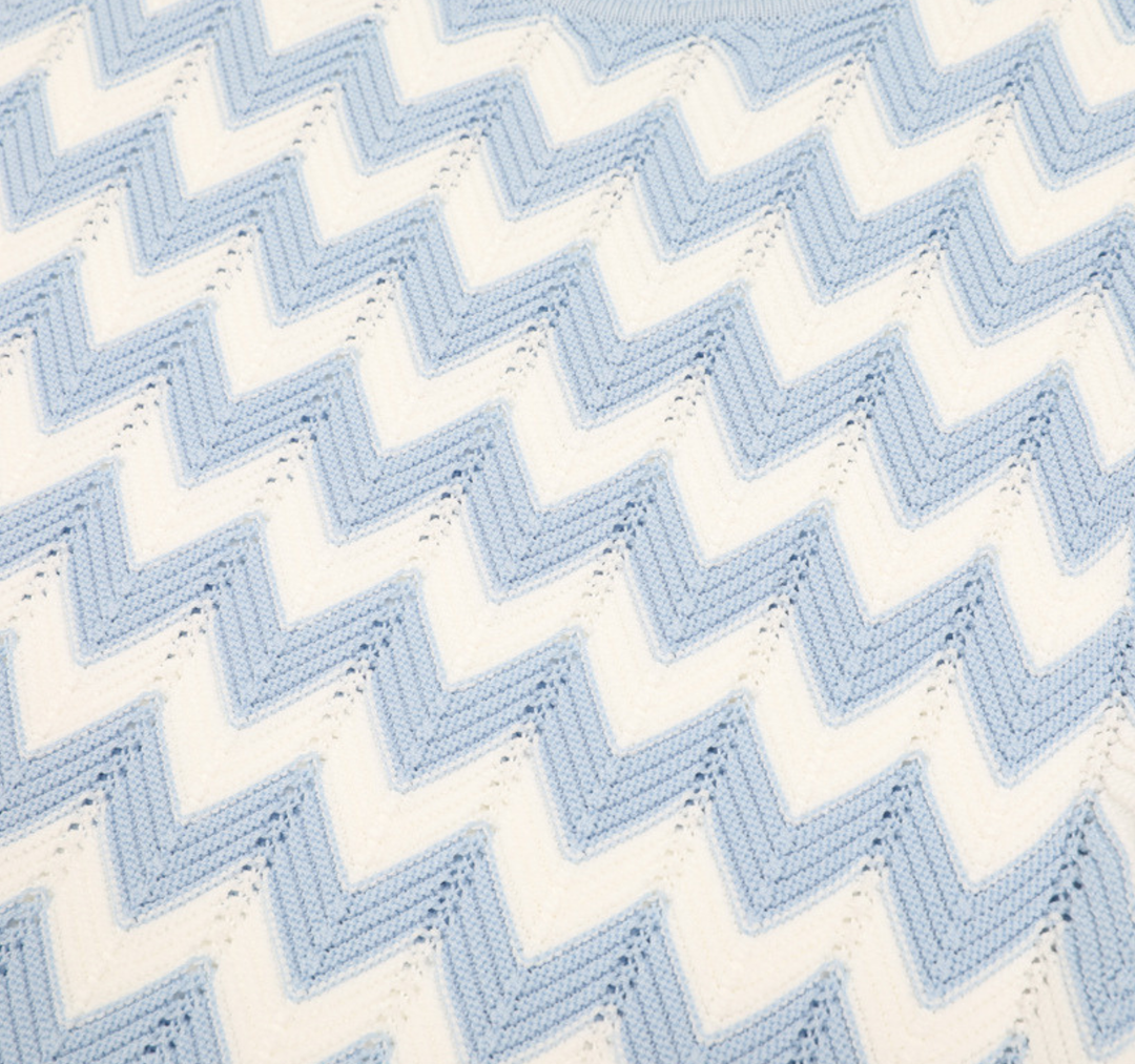 Chevron Knit Two-Piece Set