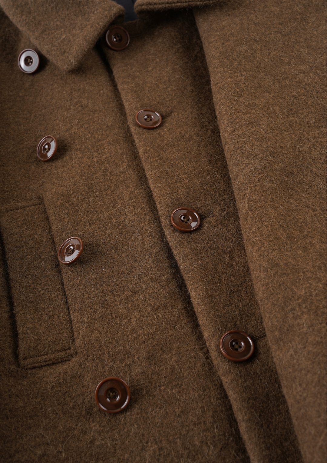 Wool Wrap Belted Jacket