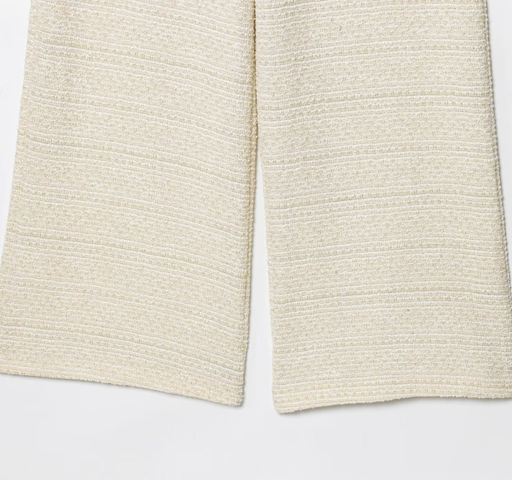 Marais Tweed Vest &amp; Wide Leg Trouser Set