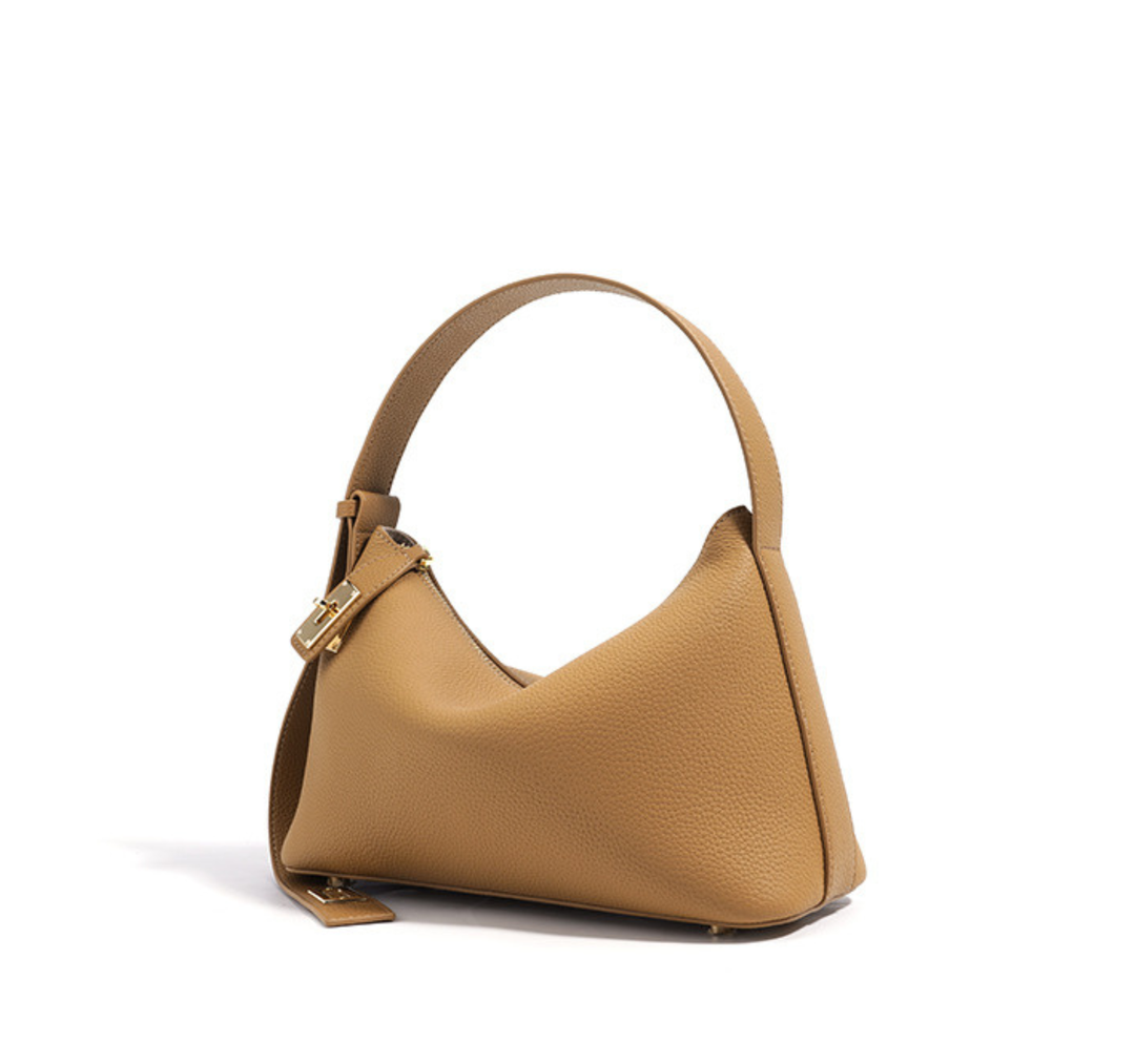 Luxe Crescent Shoulder Bag