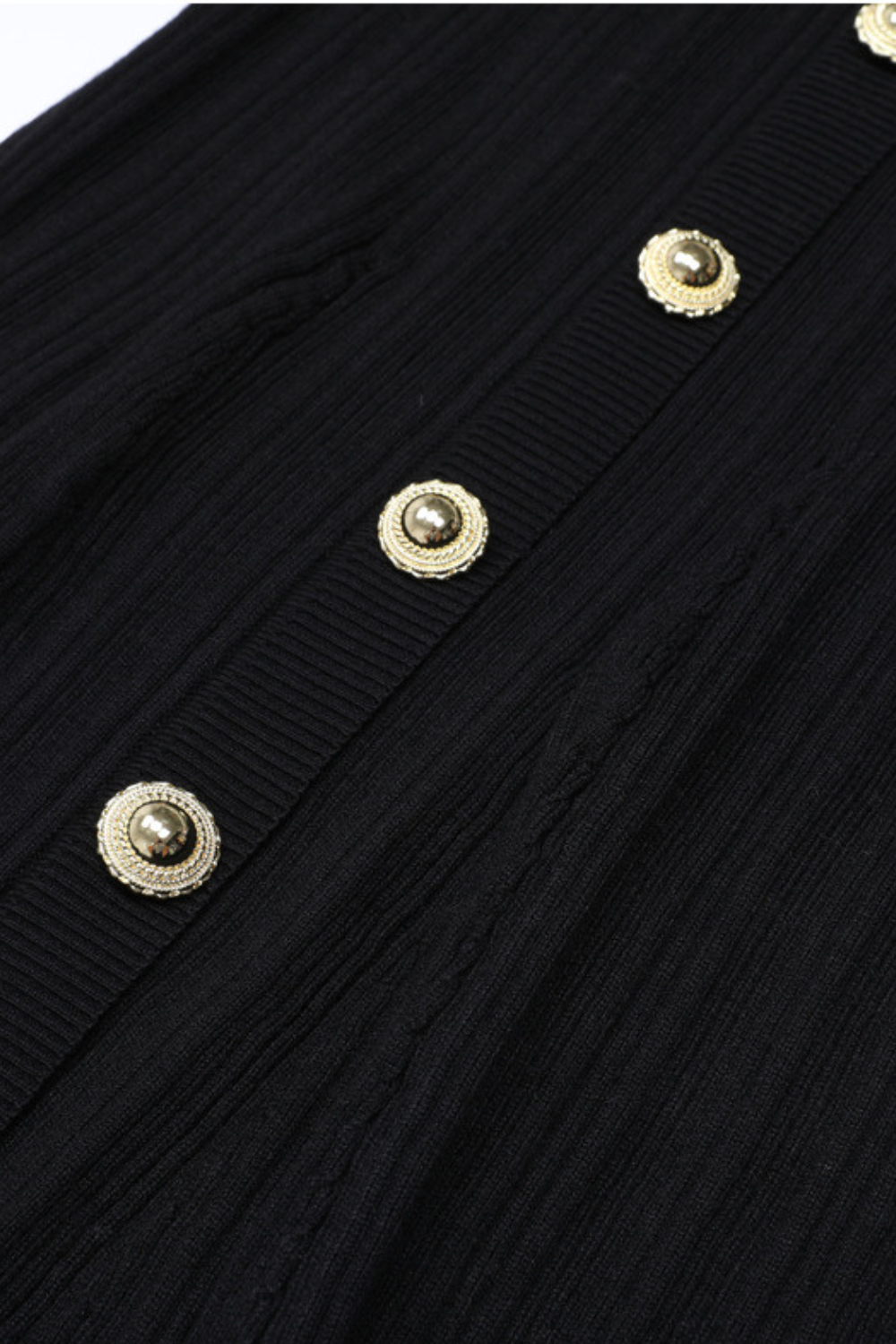 Majestic Knit Contrast Cuffs Sculpted Waist  Maxi Dress