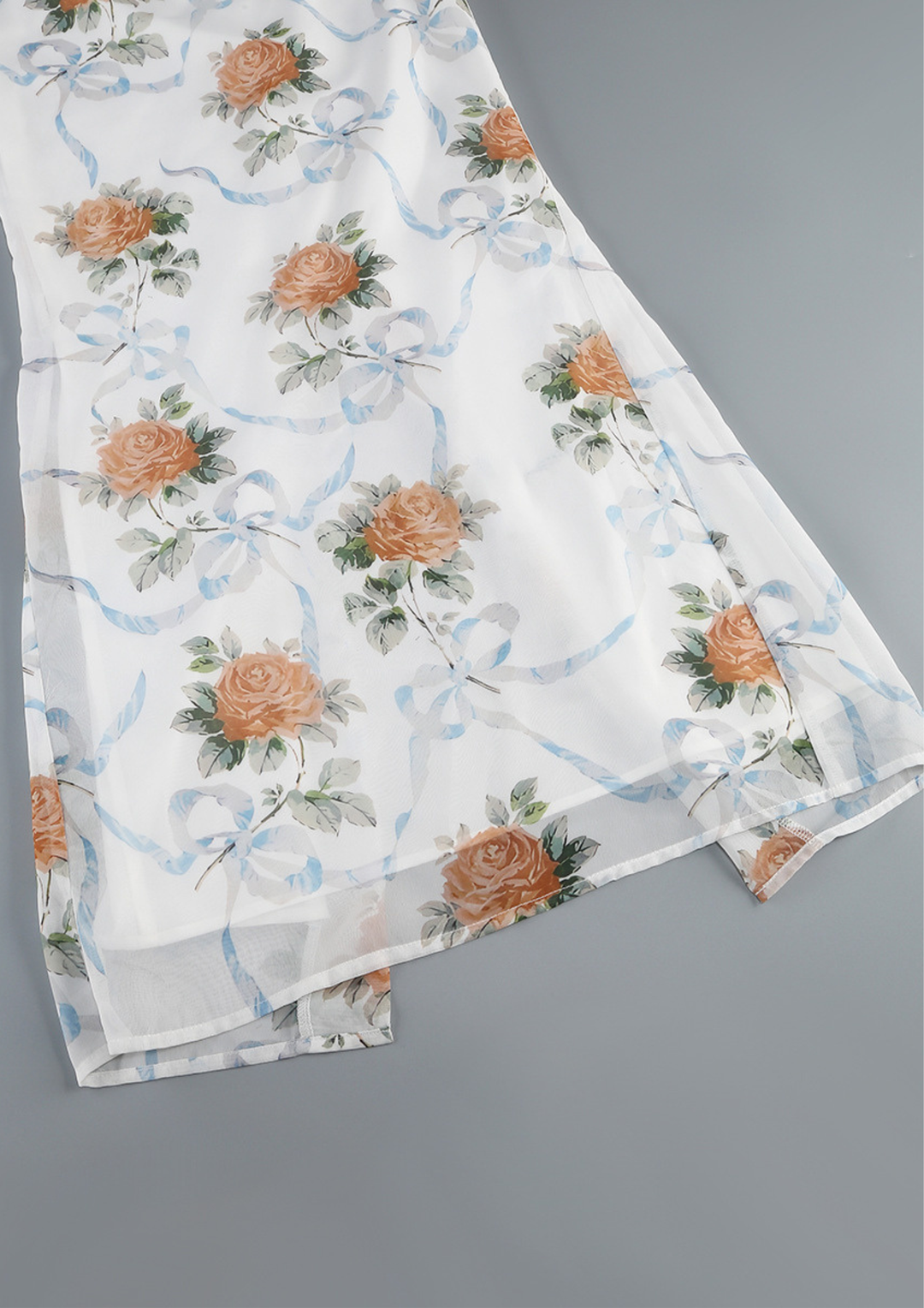Floral Corset Maxi Dress