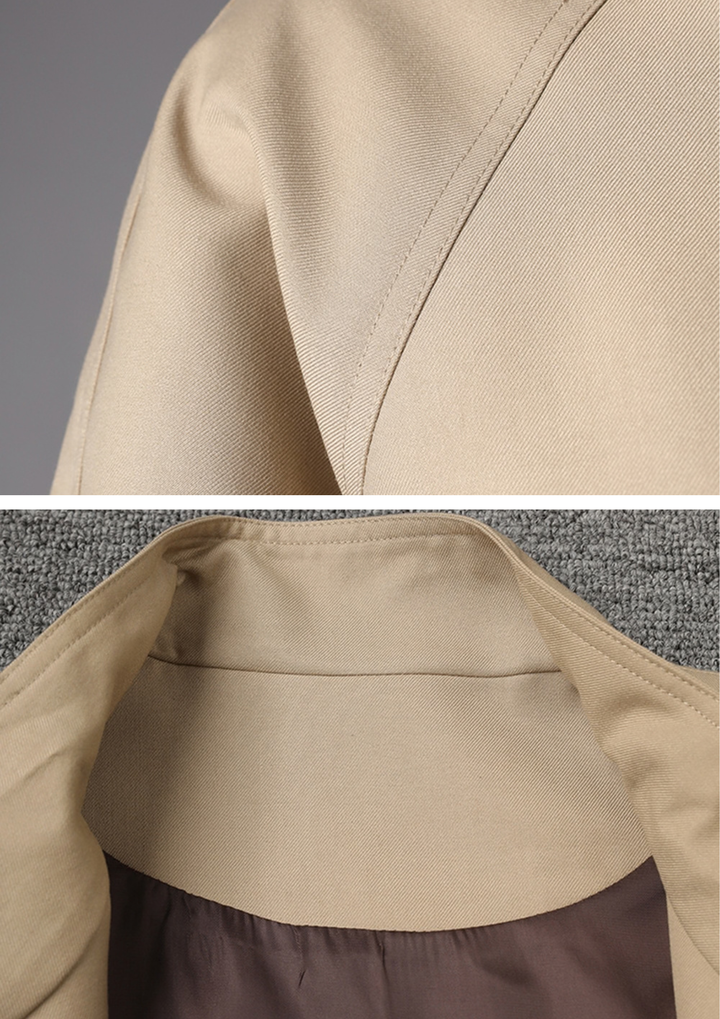 Aurelia Belted High-Neck Jacket
