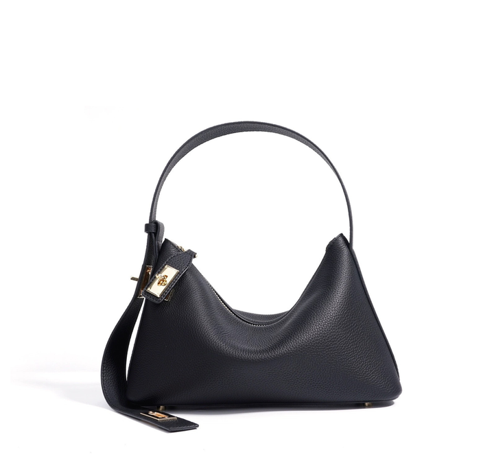 Luxe Crescent Shoulder Bag
