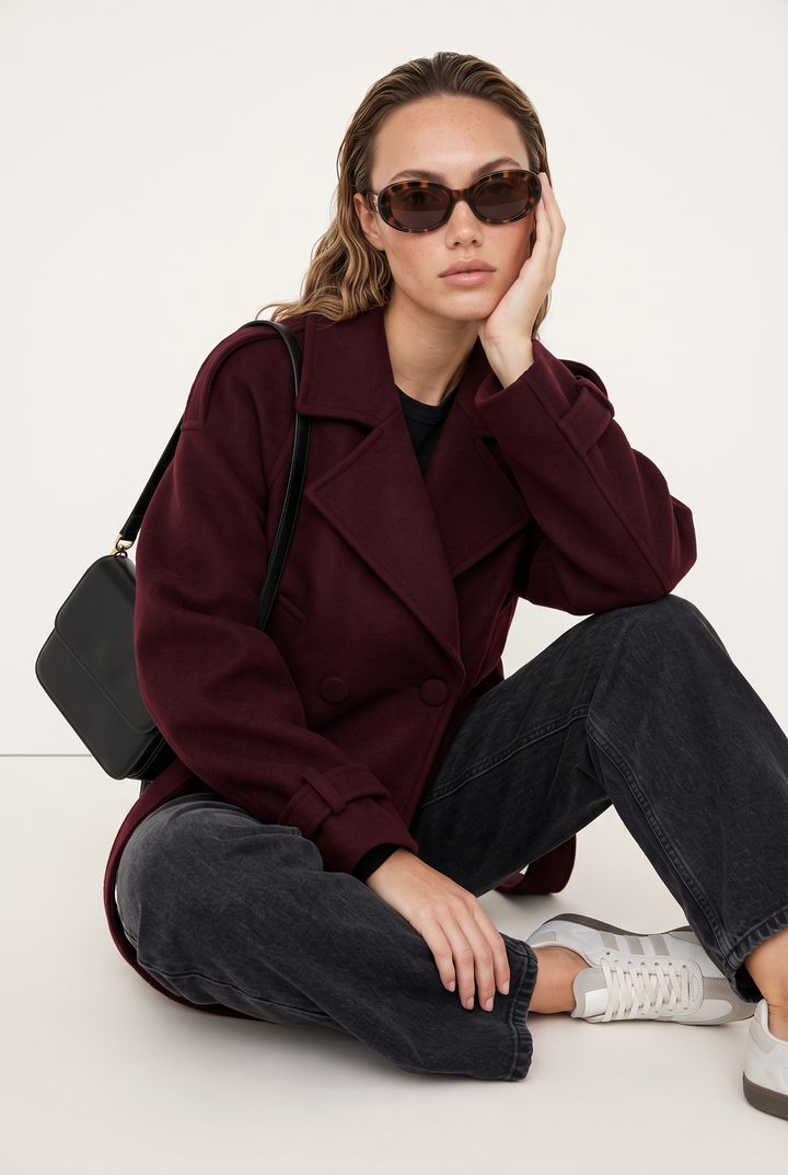 Celeste Belted Cropped Jacket