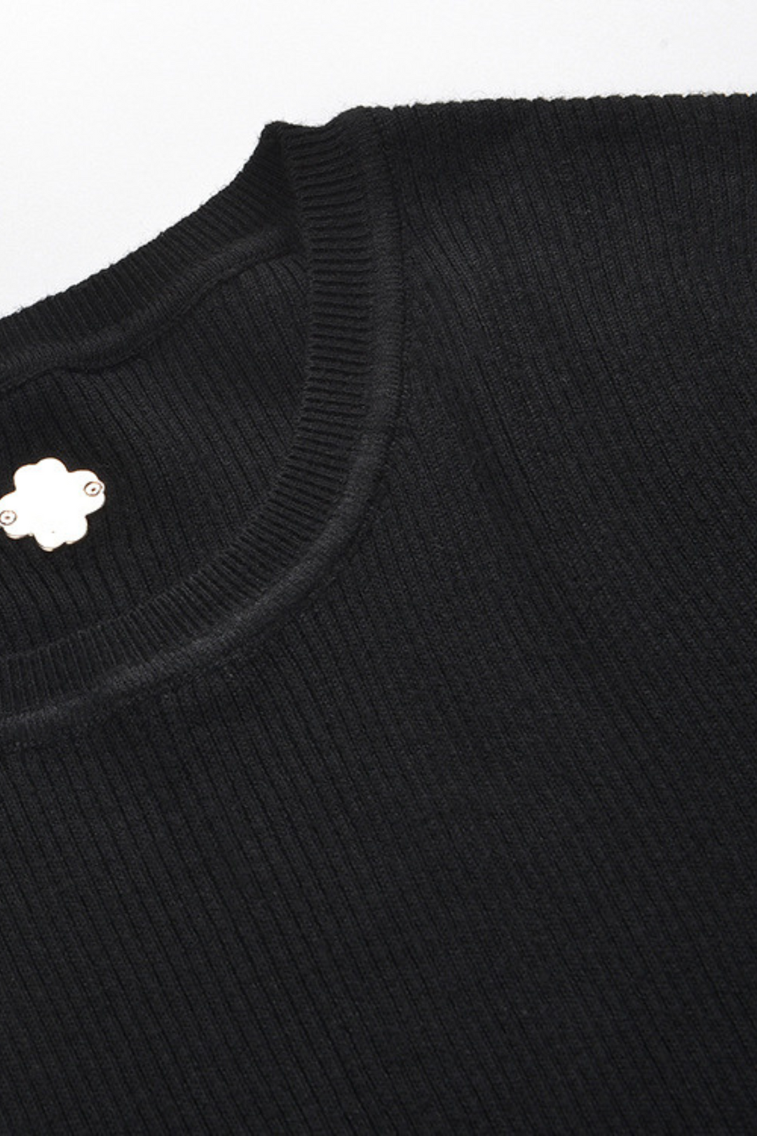 Classic Round Neck Pullover Top