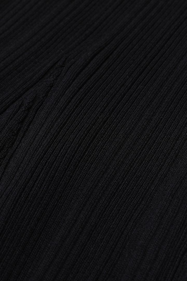 Gem Elegance Polo Knit Mermaid Maxi Dress