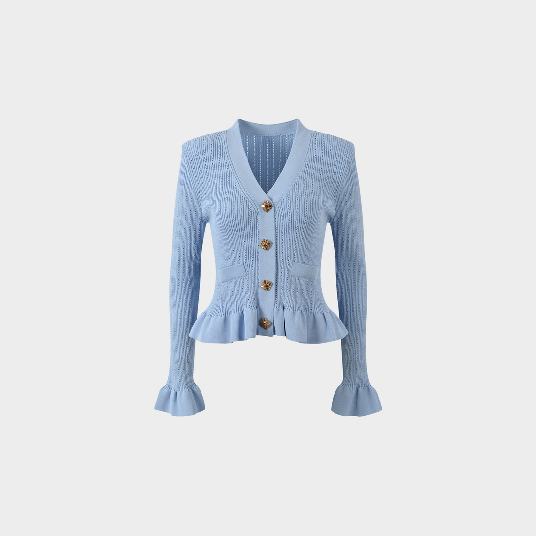 Noir Charm Ruffle Set