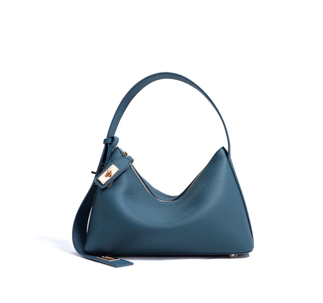 Luxe Crescent Shoulder Bag