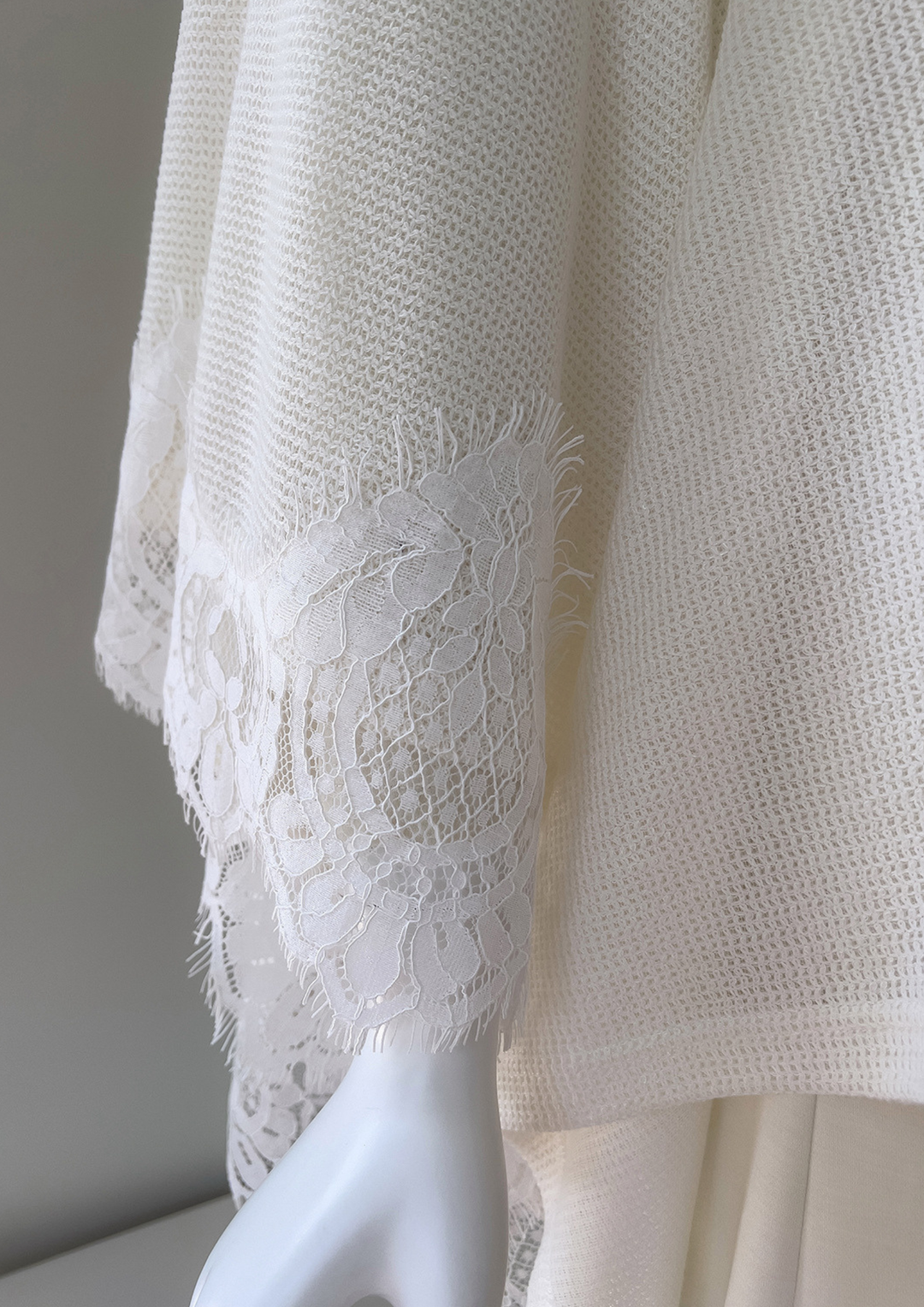 Champagne Pearl Lace Harmony Gown Set