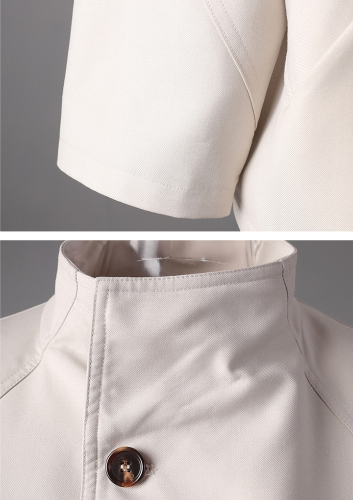 Aurelia Belted High-Neck Jacket