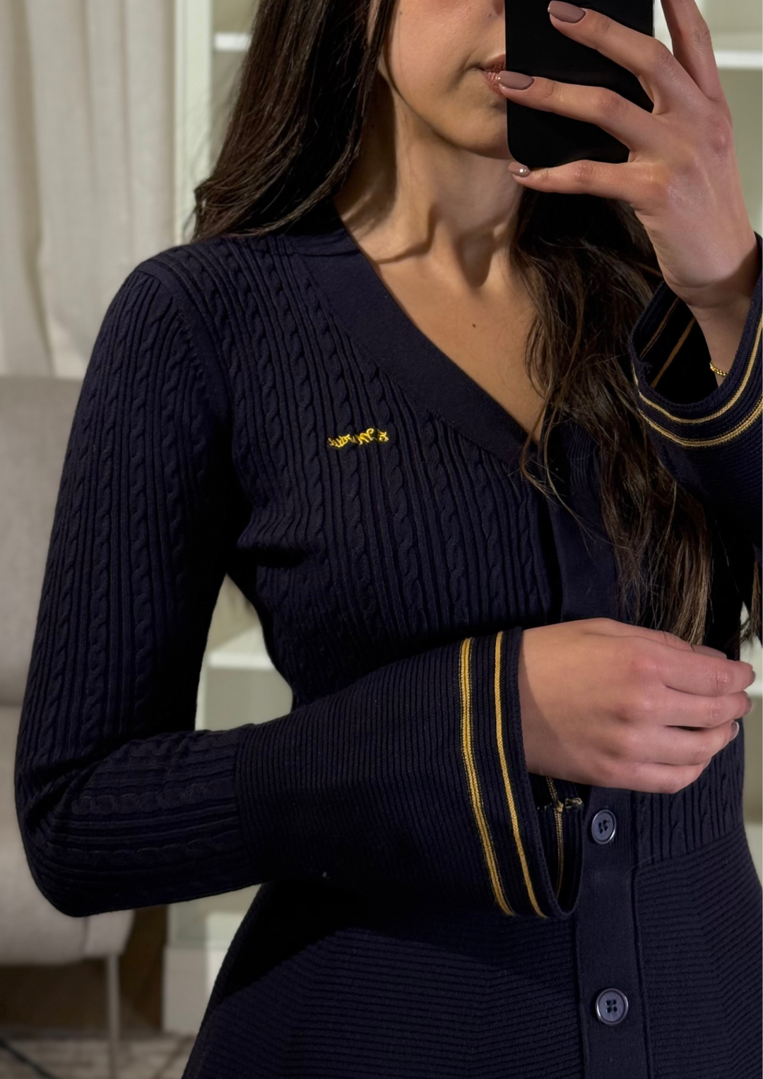 Cozy Flare Wool Mini Dress