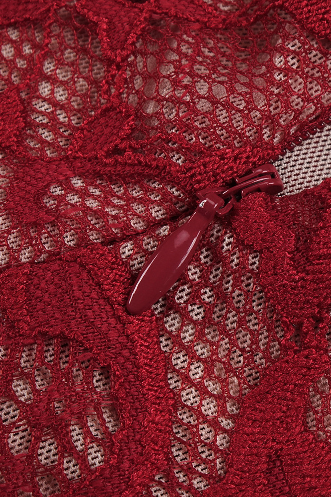 Scarlet Fishtail Elegance Lace Halter Maxi Dress