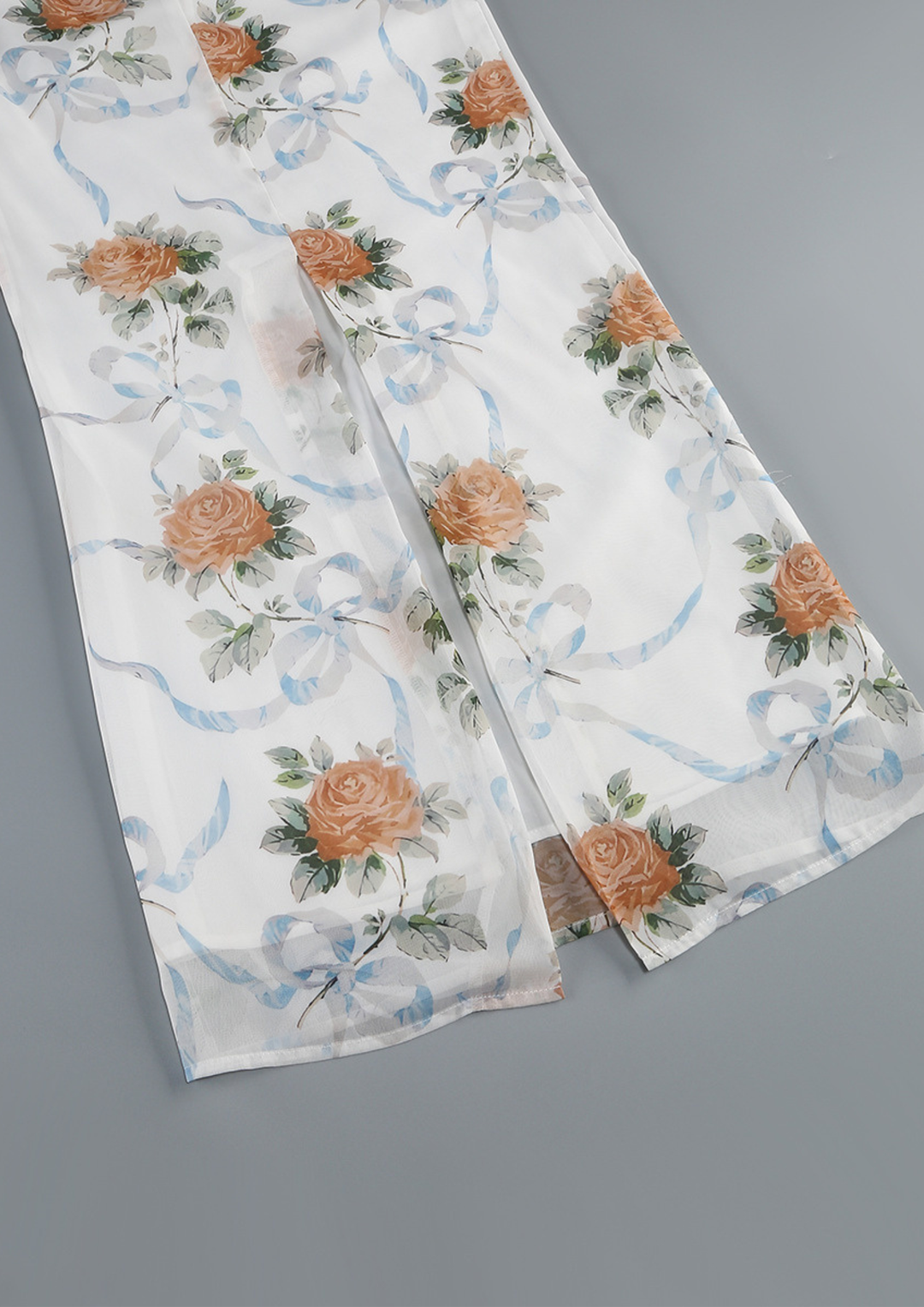 Floral Corset Maxi Dress