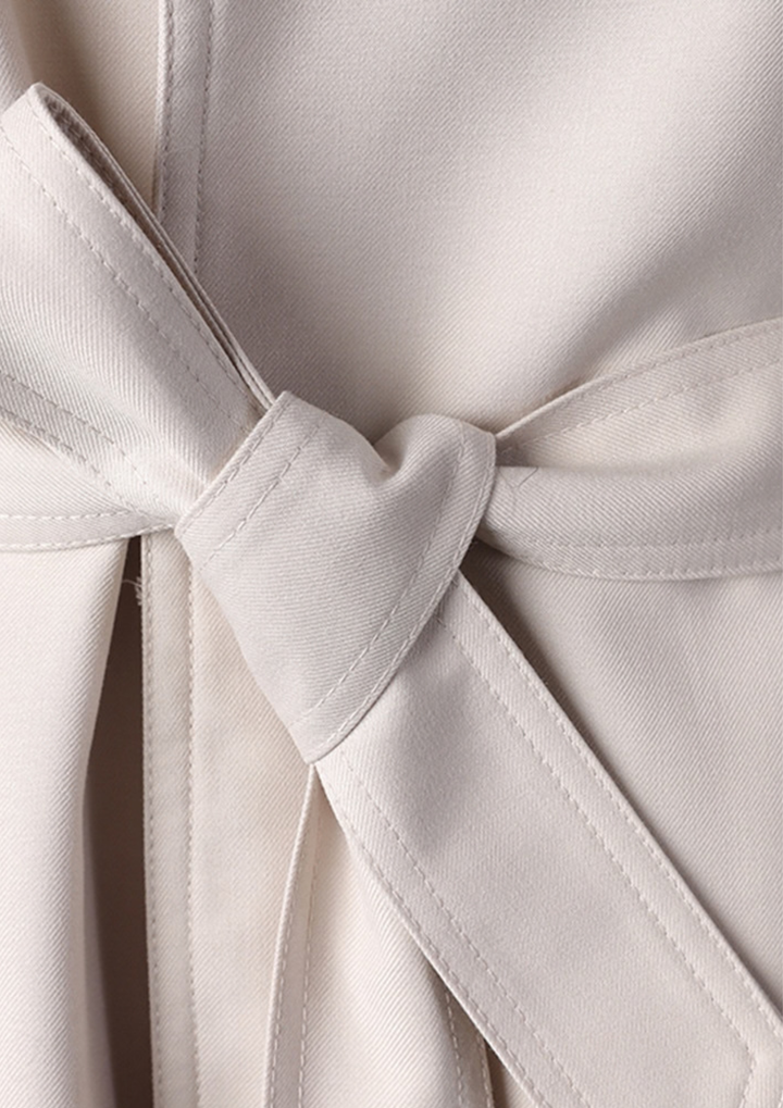 Aurelia Belted High-Neck Jacket