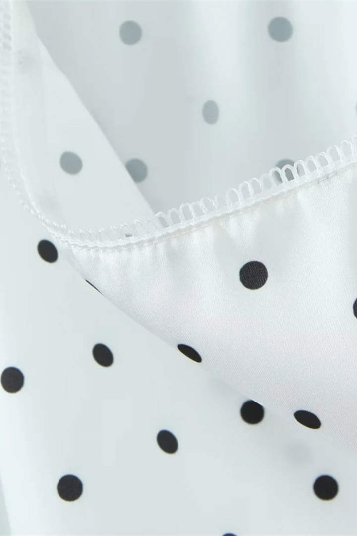 Diana Polka Dot Slim Fit HalterLow Waist Set