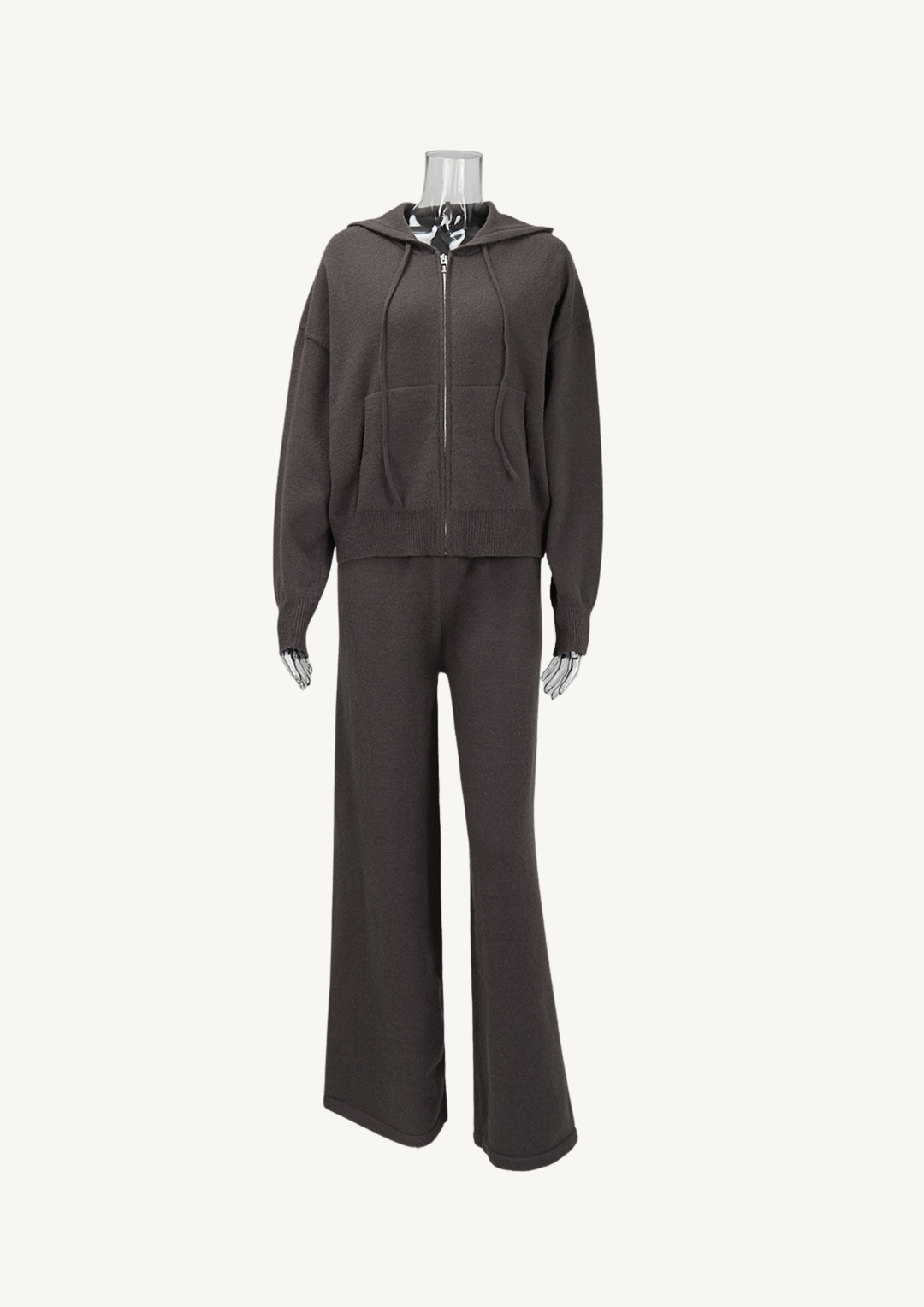 Mila Cozy Zip-Up Knit Set