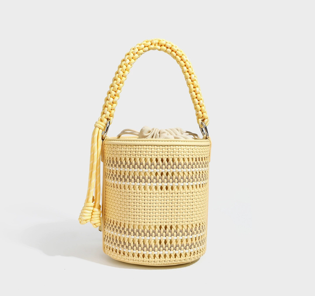 Sienna Woven Bucket Bag