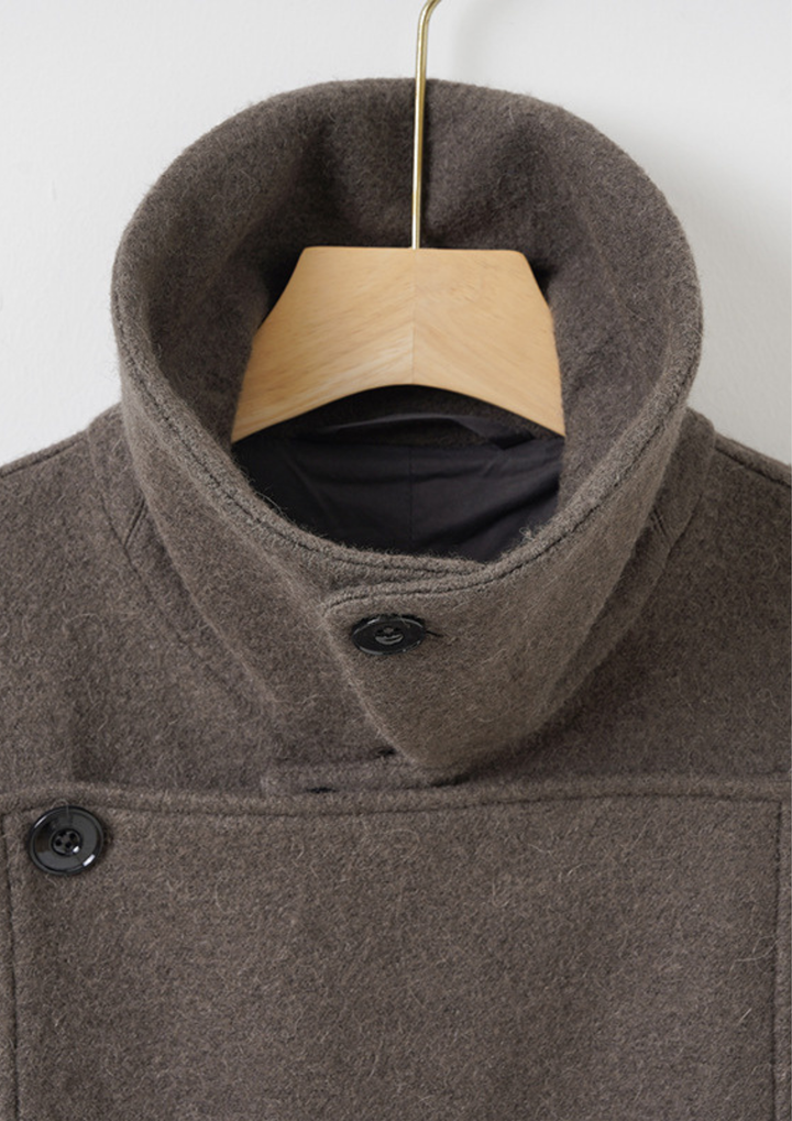 Belted Long Knit Coat