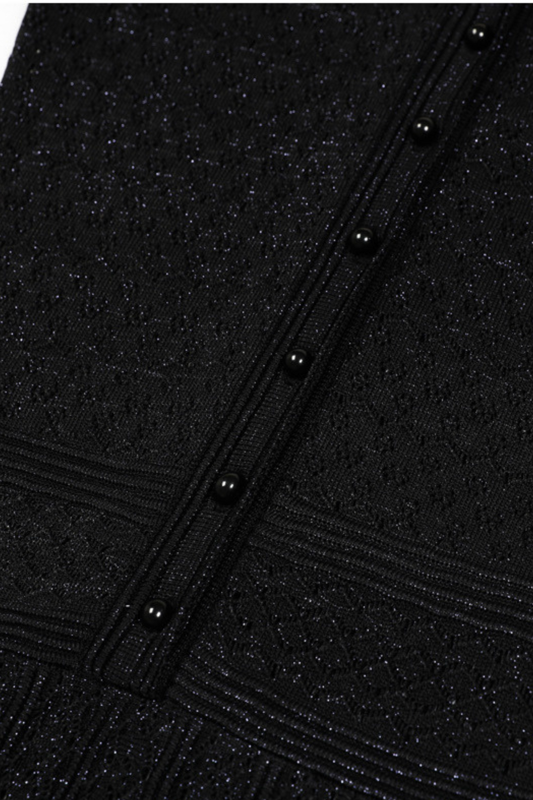 Lily – Silk Knit Pearl Button Suspender Maxi Dress