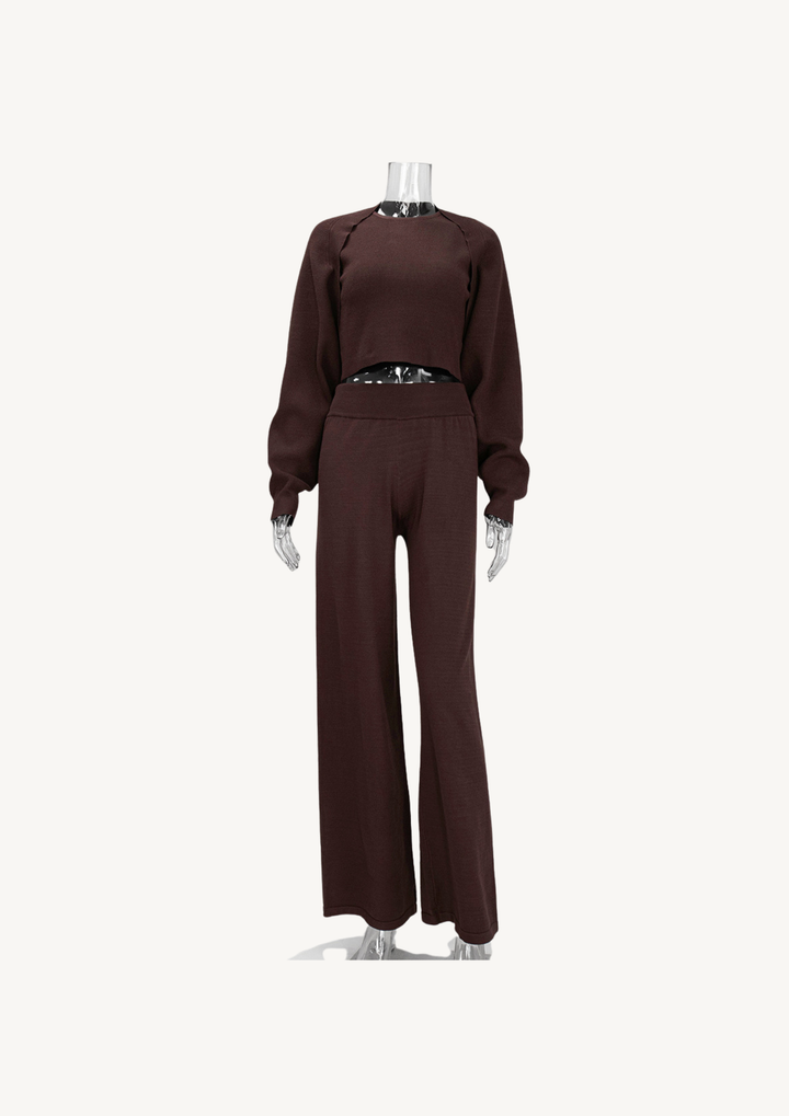 Sofia Luxe Three-Piece Knit Set