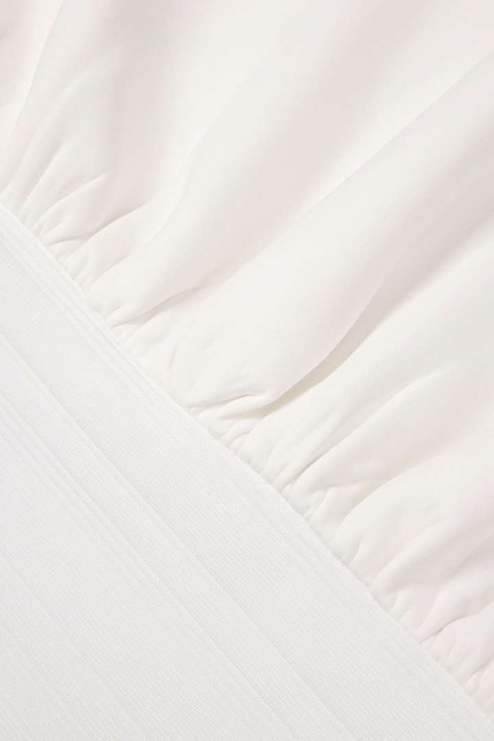 White Muse Batwing Knit Maxi Dress