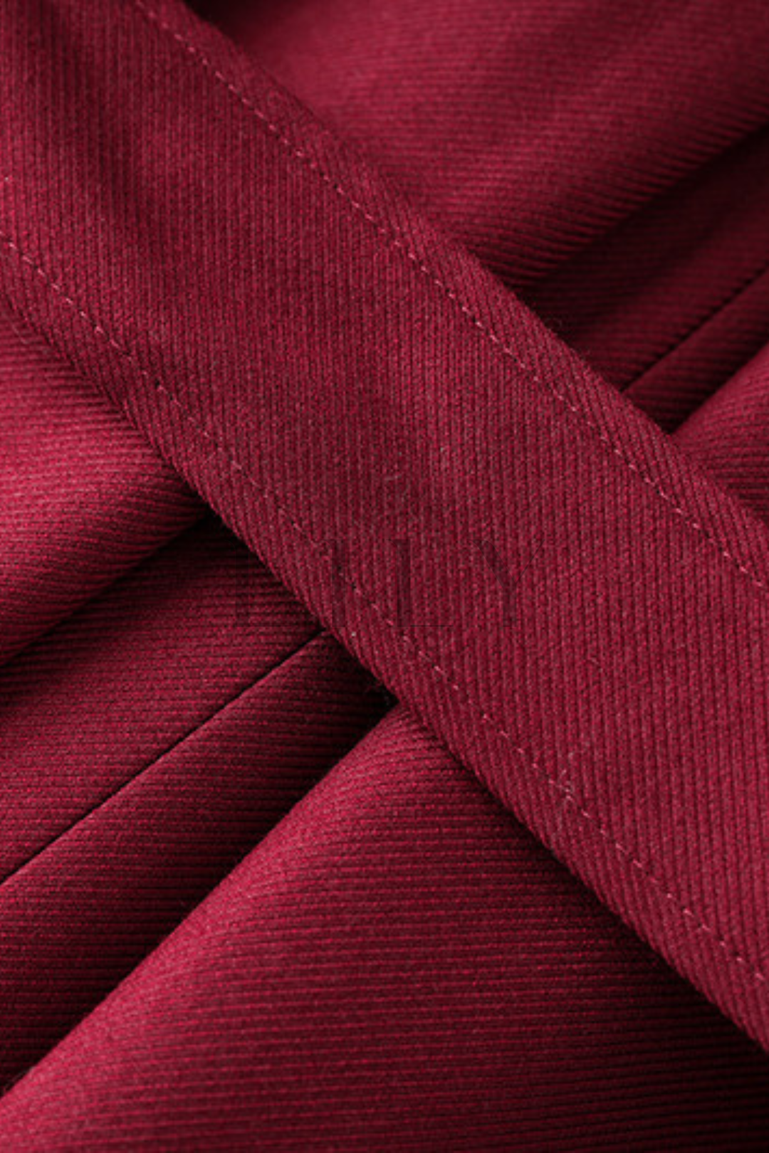 Classic Belted Fall Lapel Collar Adjustable Cuff Long Coat