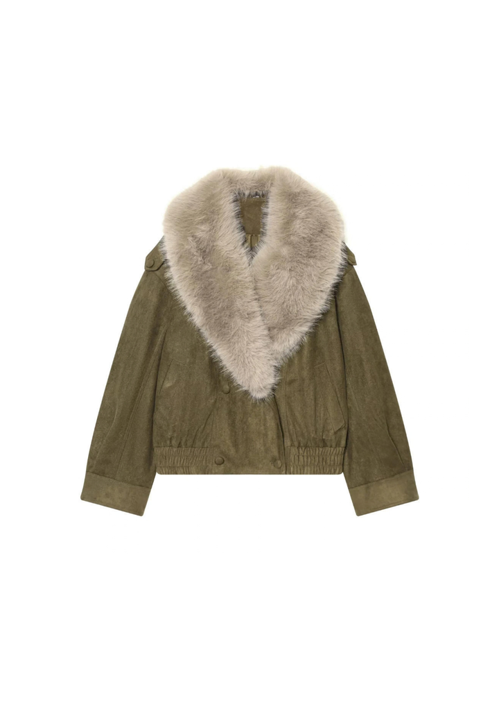 Aspen Fur Collar Jacket