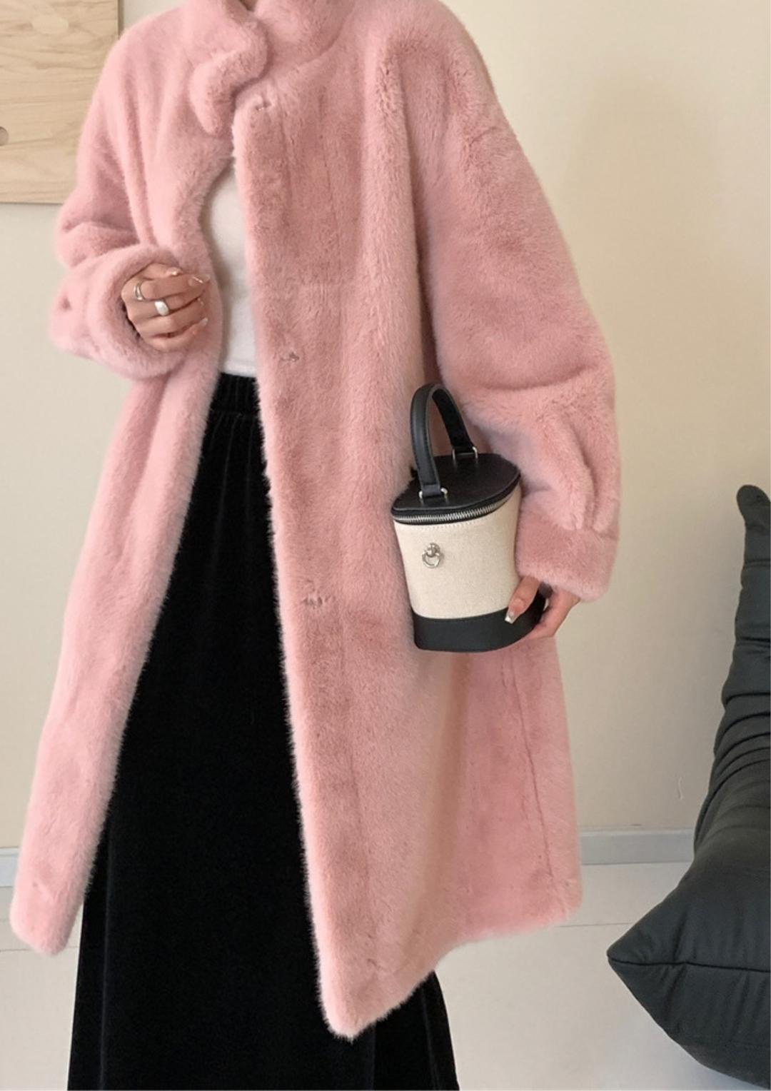 Mirelle Plush Long Coat