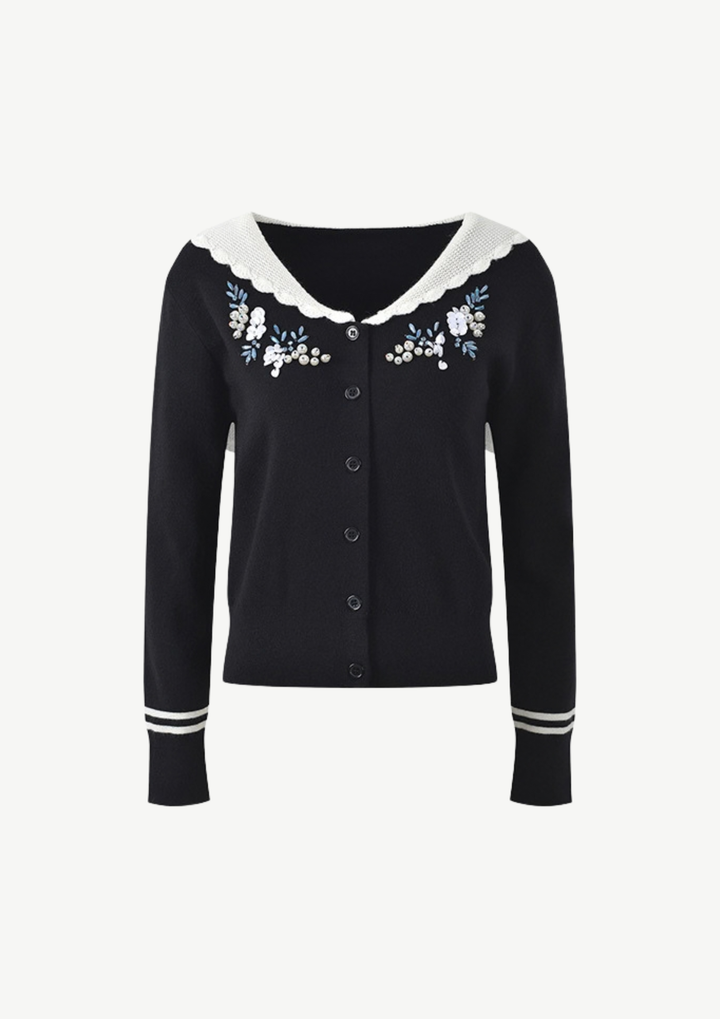 Celeste Embroidered Cardigan