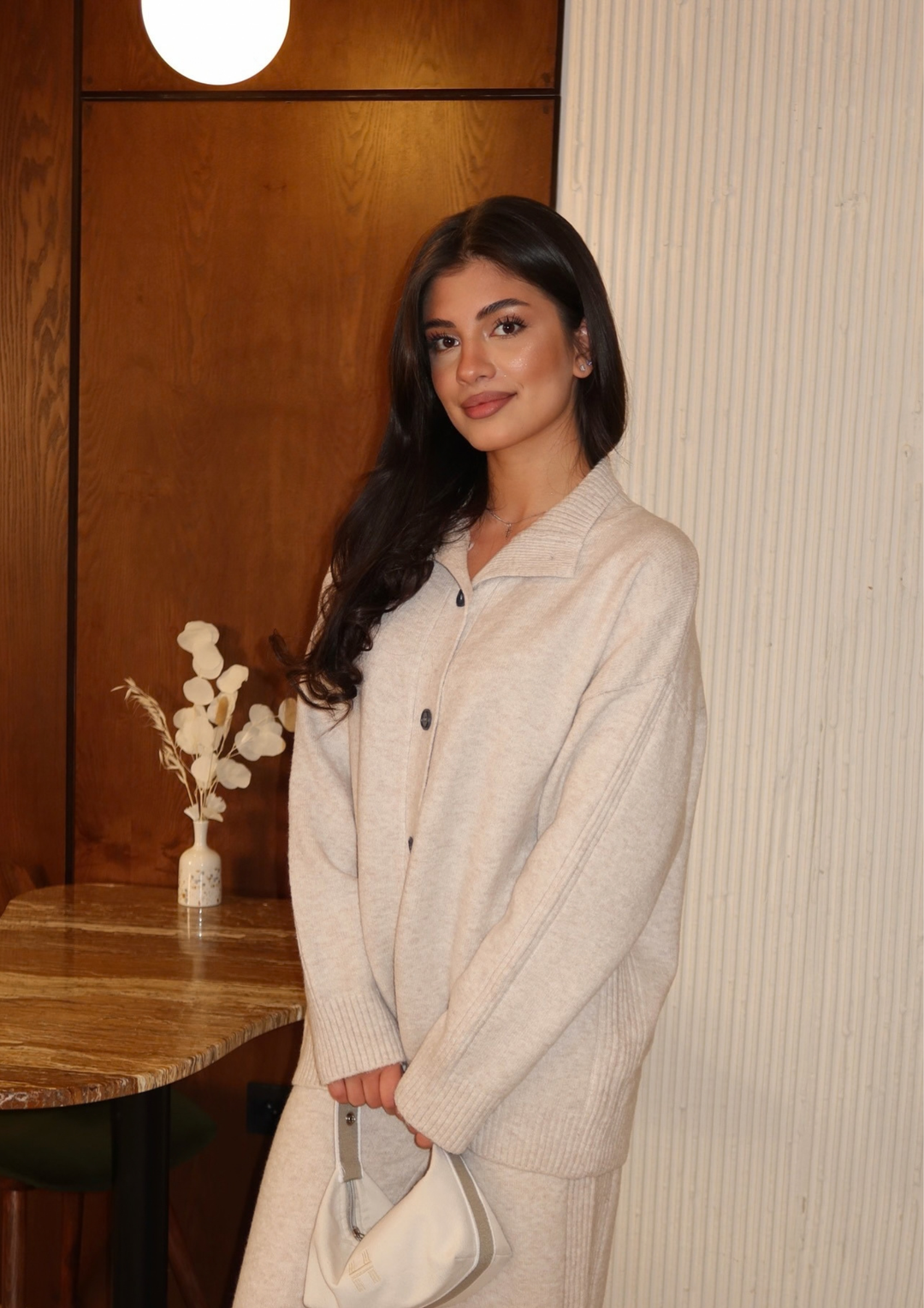 Livia Button Knit Set