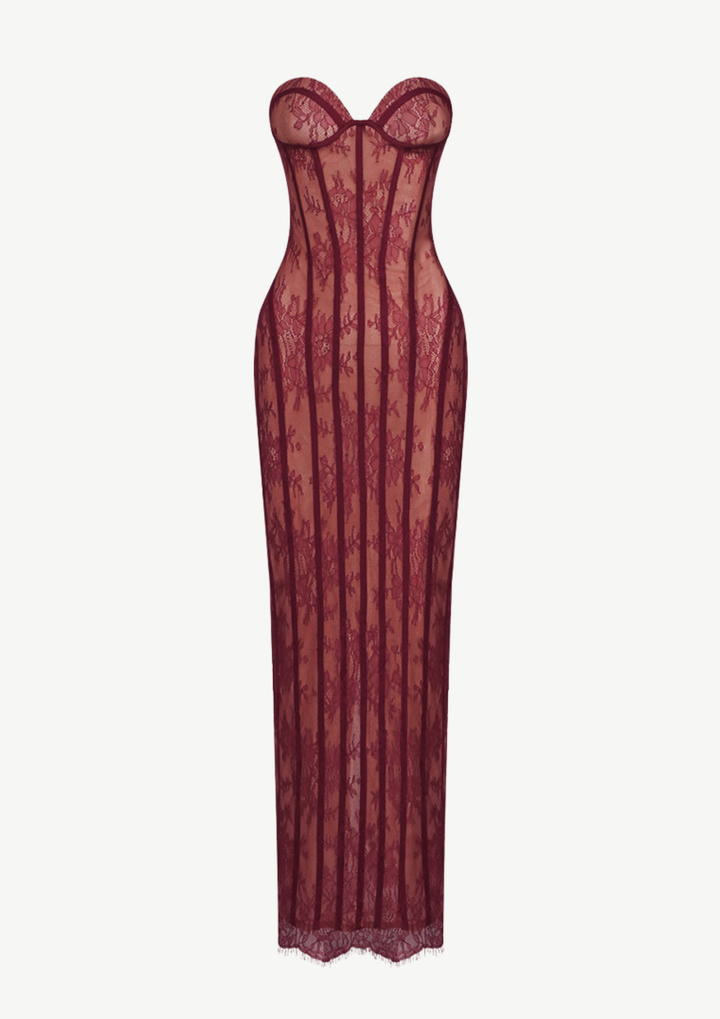 Verona Lace Corset Gown