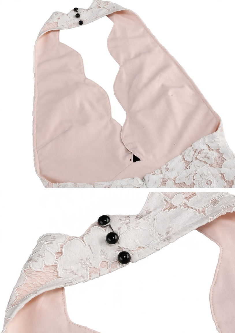 Evelina Floral Lace Ruffle Maxi Dress