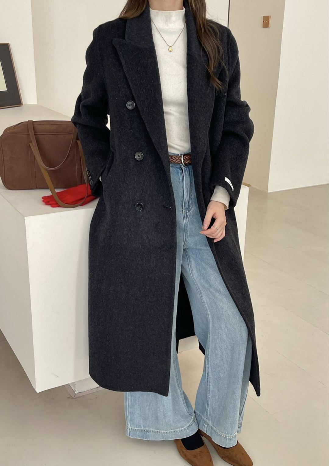 The Double-Breasted Long Coat