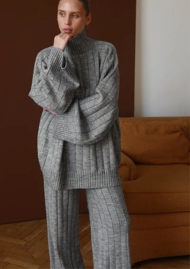 Amara Soft Turtleneck Knit Set