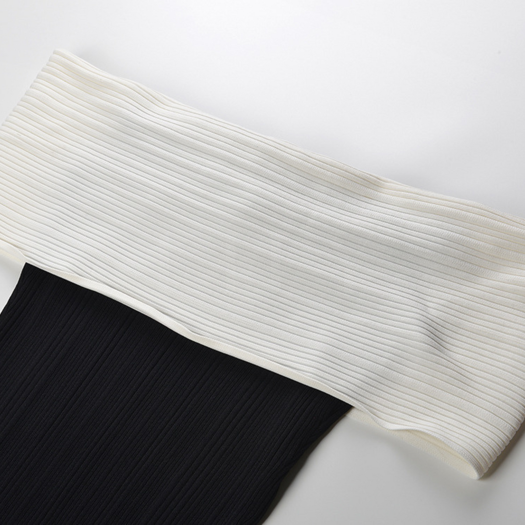 Noir Elegance Maxi Dress