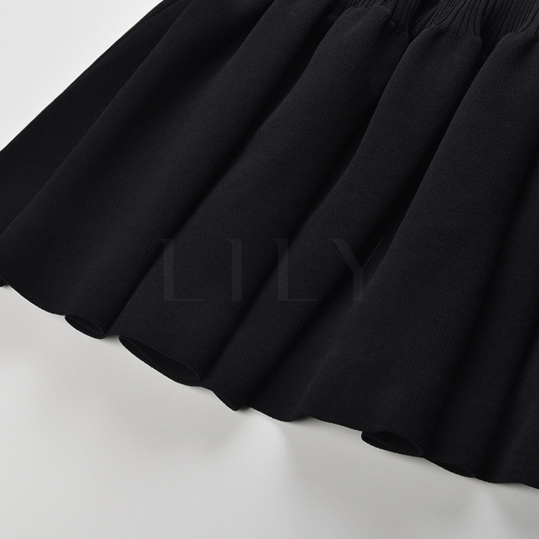 Noir Elegance Maxi Dress