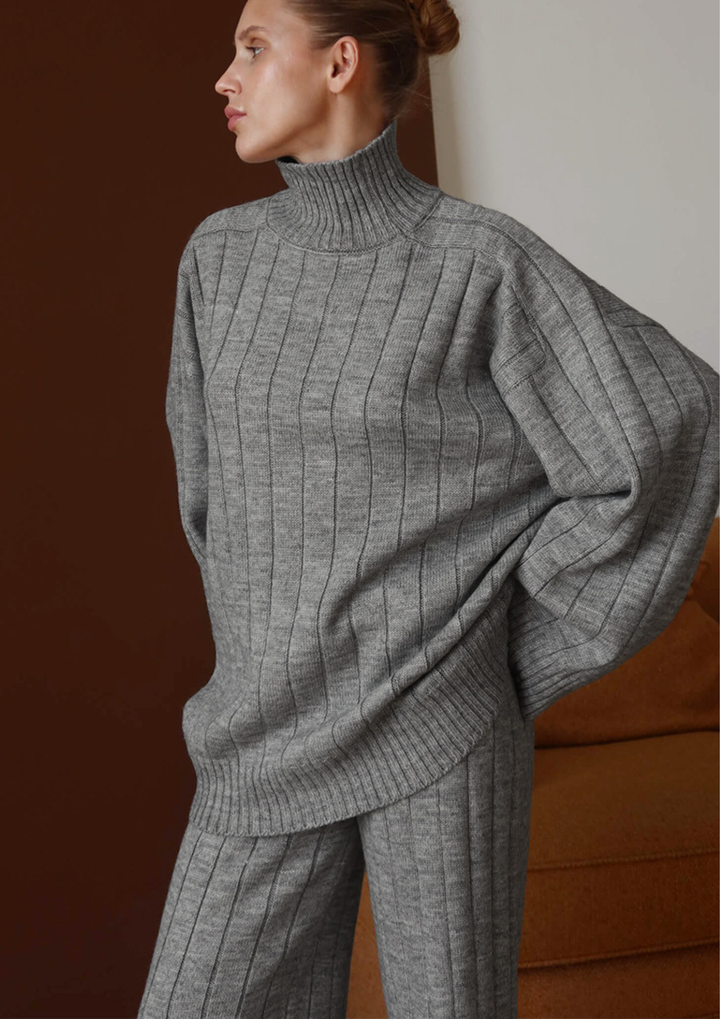 Amara Soft Turtleneck Knit Set