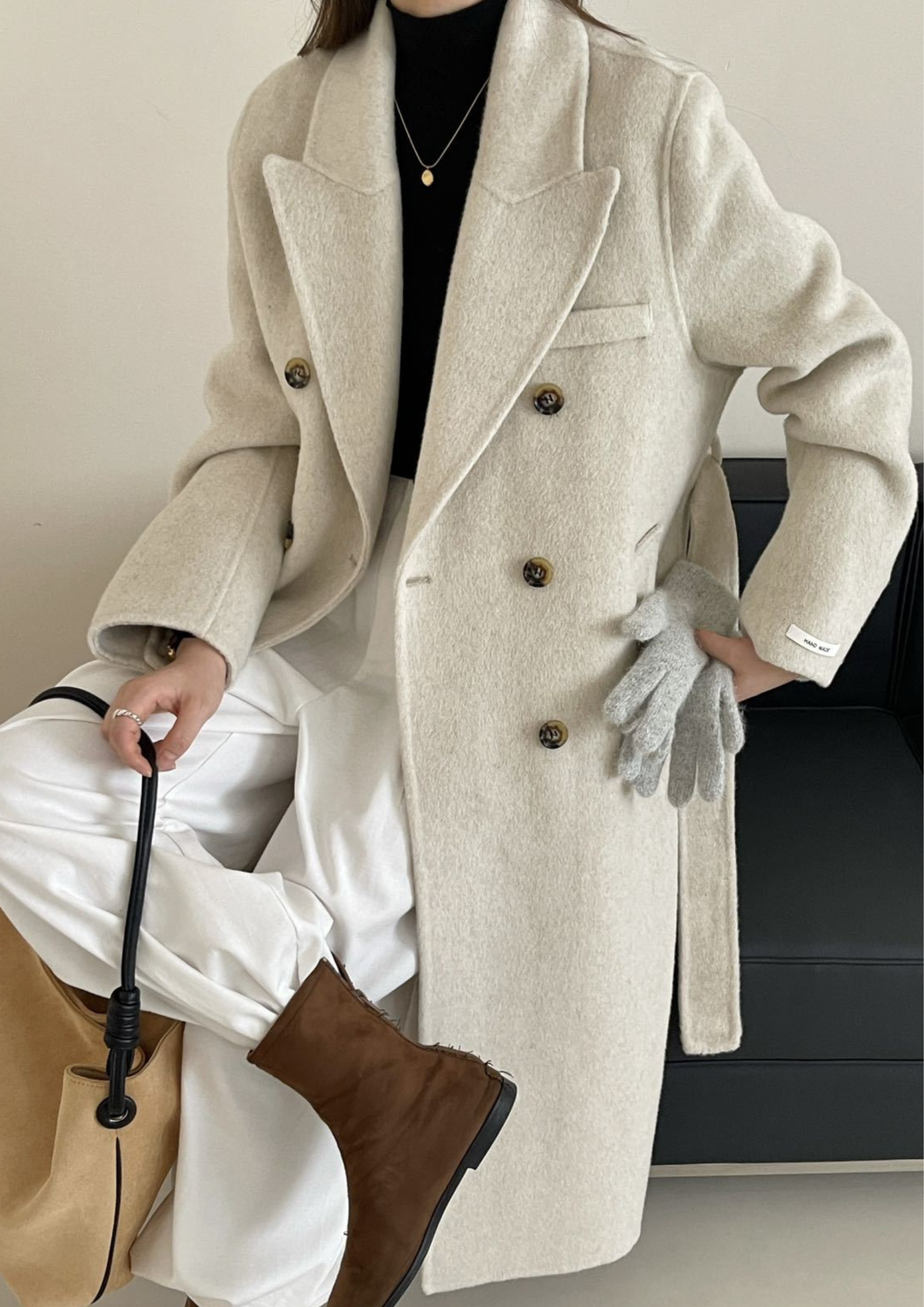 The Double-Breasted Long Coat